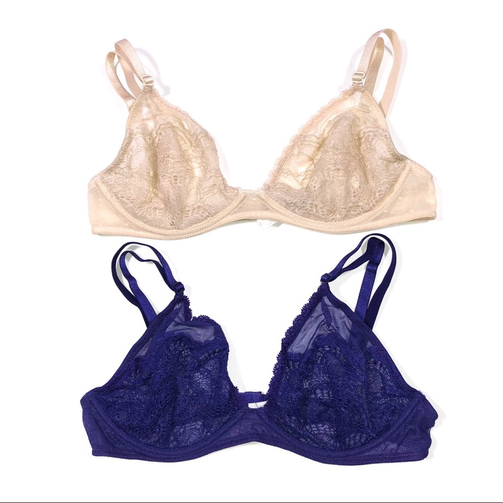 ♥️SOLD♥️Set of two Free People Lace Bras